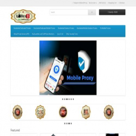 Скриншот главной страницы сайта liber8proxy.com