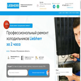Скриншот главной страницы сайта libhier-ice.ru