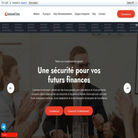 Скриншот главной страницы сайта licencedinvltd.com