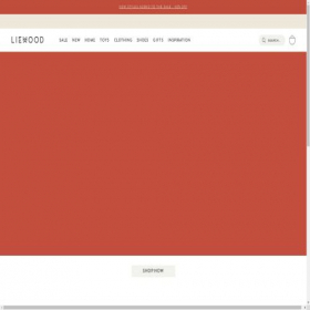 Скриншот главной страницы сайта liewood.com