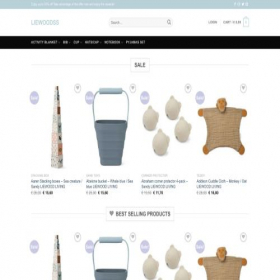 Скриншот главной страницы сайта liewoodss.shop