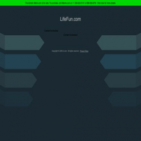 Скриншот главной страницы сайта lifefun.com