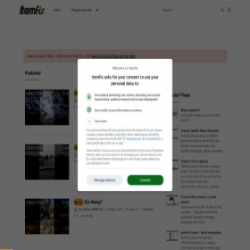 Скриншот главной страницы сайта lifeleak.com
