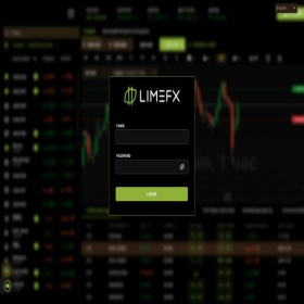 Скриншот главной страницы сайта light-trading.limefx.com
