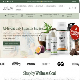 Скриншот главной страницы сайта lilyandloafinternational.com