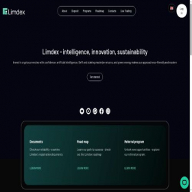 Скриншот главной страницы сайта limdex-capital.com
