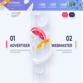 Скриншот главной страницы сайта limonad.com