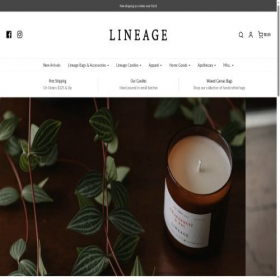 Скриншот главной страницы сайта lineagegoods.com