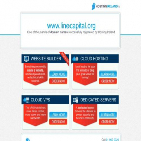Скриншот главной страницы сайта linecapital.org