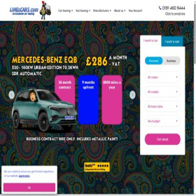 Скриншот главной страницы сайта lingscars.com