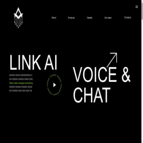 Скриншот главной страницы сайта linkai.uz