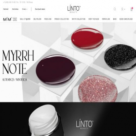 Скриншот главной страницы сайта linto-nails.ru