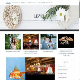 Скриншот главной страницы сайта linvol.ru