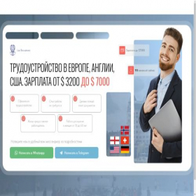 Скриншот главной страницы сайта lion-recruitment.ru