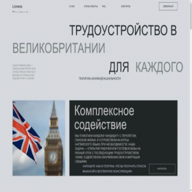 Скриншот главной страницы сайта lionessreclt.com