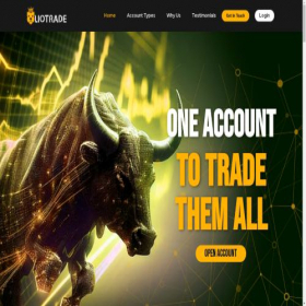 Скриншот главной страницы сайта liotrade.com