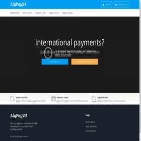 Скриншот главной страницы сайта liqpay24.com