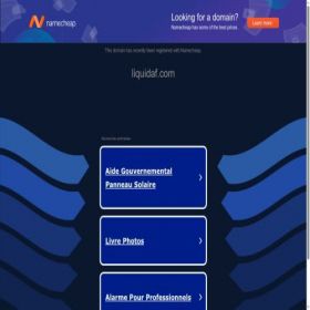 Скриншот главной страницы сайта liquidaf.com