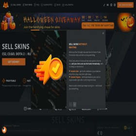 Скриншот главной страницы сайта lis-skins.com