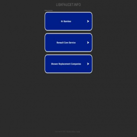 Скриншот главной страницы сайта liskfaucet.info