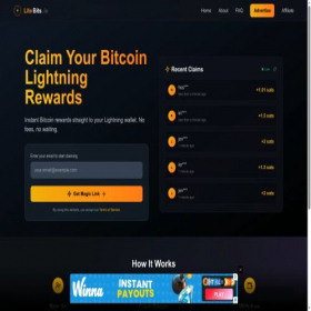 Скриншот главной страницы сайта litebits.io