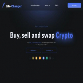 Скриншот главной страницы сайта litechanger.com