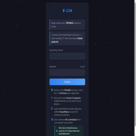 Скриншот главной страницы сайта litecloudmine.com
