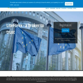 Скриншот главной страницы сайта liteforex.eu