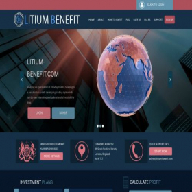 Скриншот главной страницы сайта litium-benefit.com