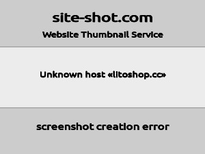 Скриншот главной страницы сайта litoshop.cc