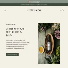 Скриншот главной страницы сайта livebotanical.com