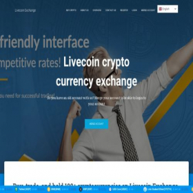 Скриншот главной страницы сайта livecoin.exchange