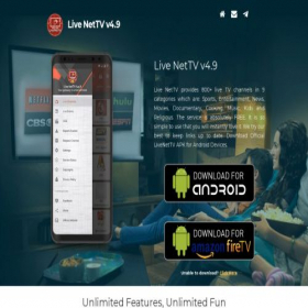 Скриншот главной страницы сайта livenettv.xyz