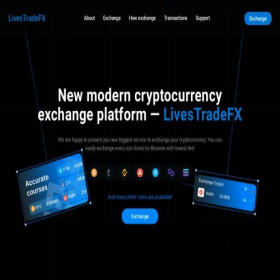 Скриншот главной страницы сайта livestradefx.com