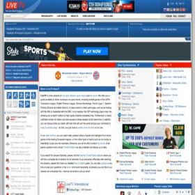 Скриншот главной страницы сайта livetv739.me