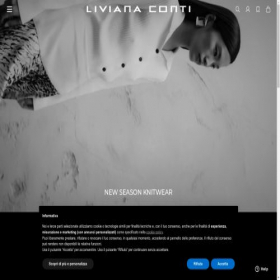 Скриншот главной страницы сайта livianaconti.com