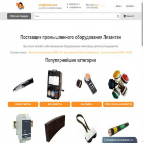 Скриншот главной страницы сайта lizantan.com