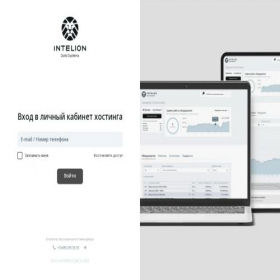 Скриншот главной страницы сайта lk.intelionmine.ru