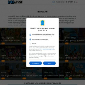 Скриншот главной страницы сайта lmhapks.com