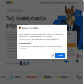 Скриншот главной страницы сайта loando.pl