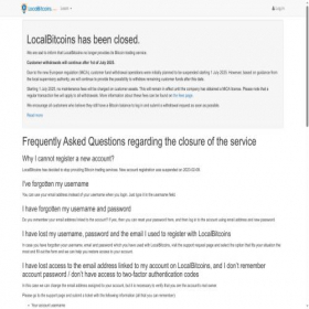 Скриншот главной страницы сайта localbitcoins.com