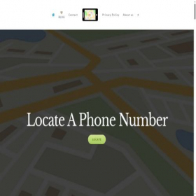 Скриншот главной страницы сайта locateanumber.com