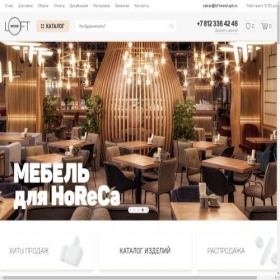 Скриншот главной страницы сайта loftwood.spb.ru