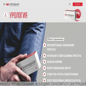 Скриншот главной страницы сайта logidasa.ru
