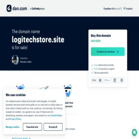 Скриншот главной страницы сайта logitechstore.site