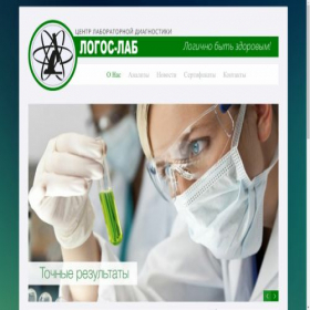 Скриншот главной страницы сайта logoslab.ru
