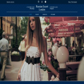 Скриншот главной страницы сайта londonescort.ru