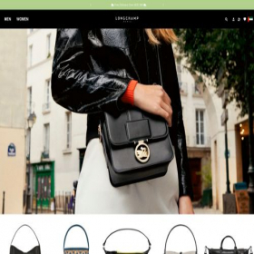 Скриншот главной страницы сайта longchampbagsuae.com