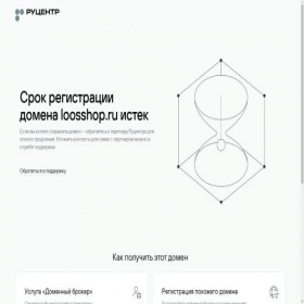 Скриншот главной страницы сайта loosshop.ru