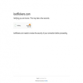 Скриншот главной страницы сайта lootflickers.com